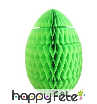 Oeuf anis en papier alvéolé, 36cm