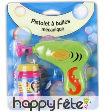 Pistolet à bulles mécanique