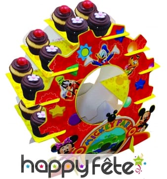 Presentoir à cupcakes Mickey de 29cm