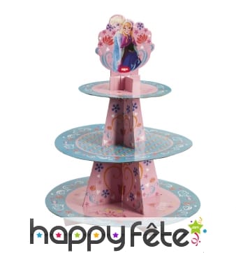 Présentoir à cupcakes Reine des neiges