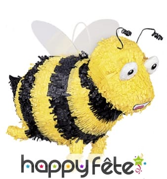 Pinata Abeille noire et jaune