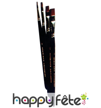 Pinceau à poils plats synthetique