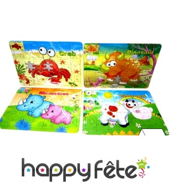 Puzzle animaux rigolot de 49 pièces