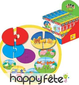 Puzzle bébé à deux pièce
