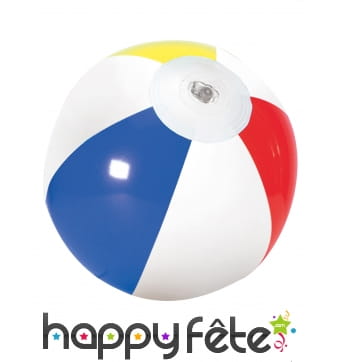 Petit ballon de plage multicolore gonflable