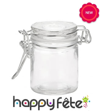 Petit bocal en verre 6 x 4,5 cm