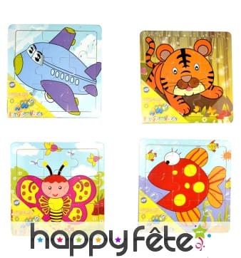 Puzzle bois les animaux