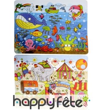 Puzzle carton (12 pièces assorties)