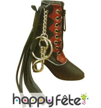 Porte clé botte fouet