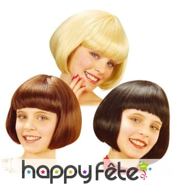 Perruque carré court de cabaret, classique