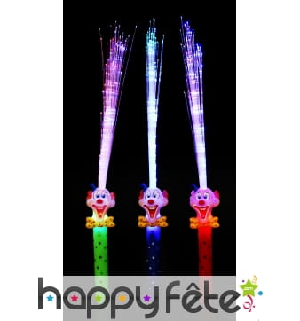 Plumeau clown clignotant