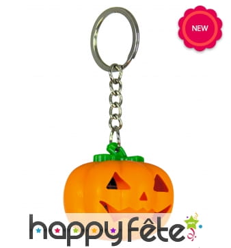 Porte clé citrouille