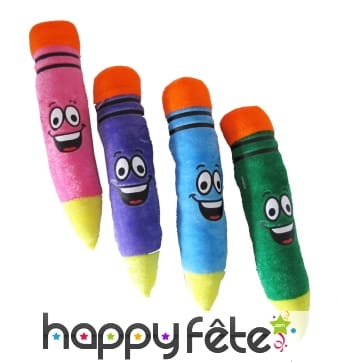 Peluche crayon de couleur