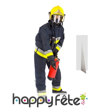 Pompier combinaison de feu taille réelle