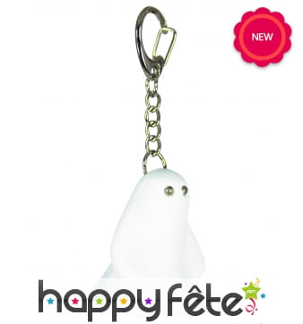 Porte clé fantôme blanc