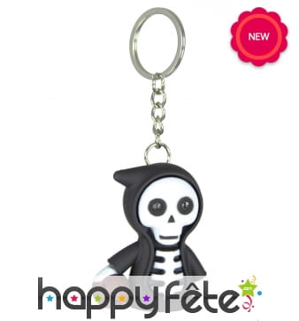 Porte clé faucheuse squelette