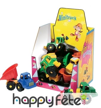 Petit camion jouet en plastique