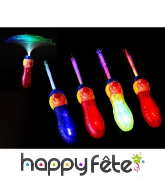 Plumeau clown lumineux tournant