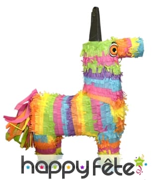 Pinata cheval multicolore