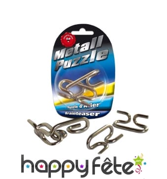 Petit casse tête en métal