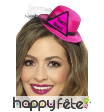 Petit chapeau Team Braut