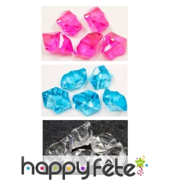 Pierres cristal transparentes décoratives