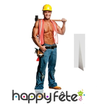 Pompier Chippendale taille réelle en carton