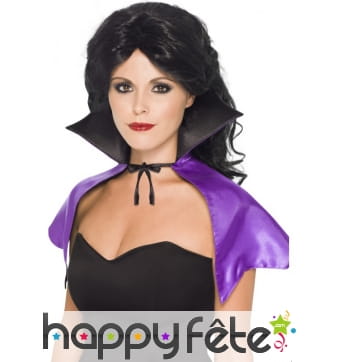 Petite cape violette de sorcière