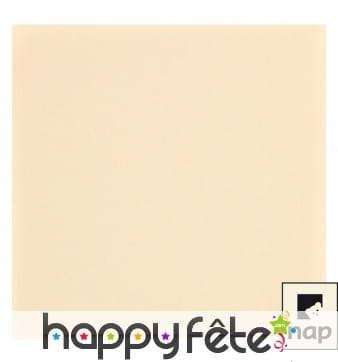 Paquet de 12 serviettes celisoft ivoire