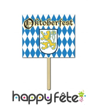 Panneau déco aux couleurs de Oktoberfest 30x38cm