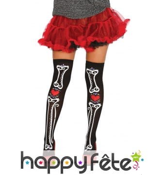 Paire de Bas Dia de los muertos