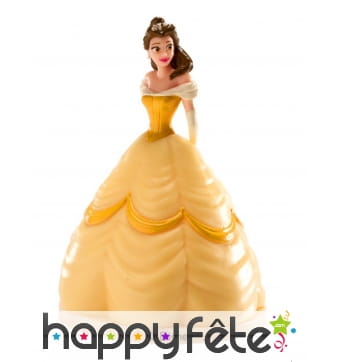 Personnage de Belle en robe de bal de 8cm