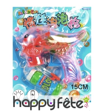 Pistolet dauphin bulles de savon