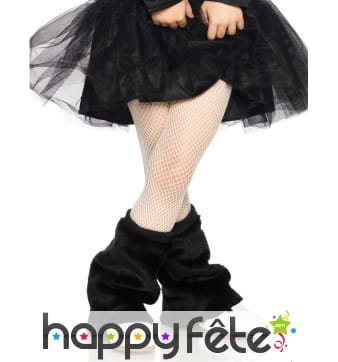 Paire de collants résille blancs taille enfant