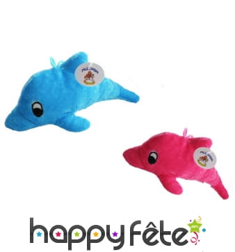 Peluche dauphin colori assorti