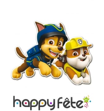 Paire de décoration murales pat patrouille, 30cm