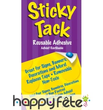 Pâte de fixation pour décorations murales