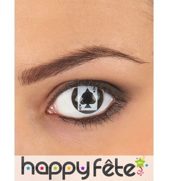 Paire de lentilles as de pique