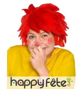 Perruque de Pumuckl pour femme