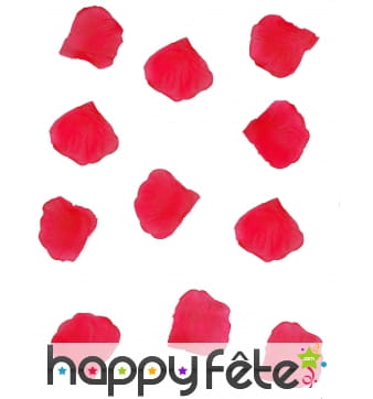 Pétales de rose rouge en tissu, par 150 ou 288