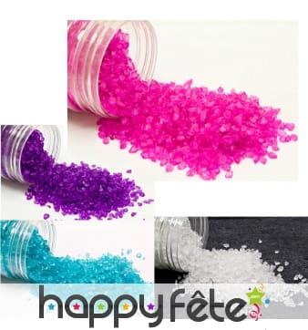 Pépites de verre décoratives, 400g