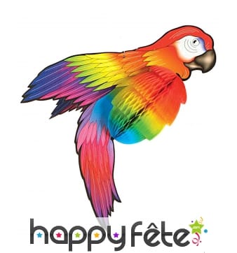 Perroquet en carton de 76 cm