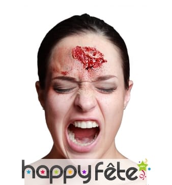 Plaie égratignée en latex