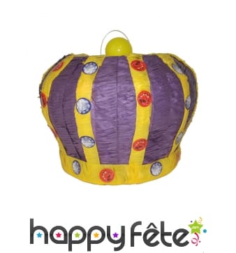 Pinata en forme de couronne de 34cm
