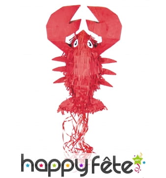 Pinata en forme de homard de 50 cm