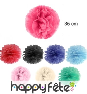 Pompon en papier de 35cm