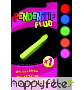 Pendentif fluo
