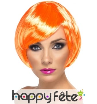 Perruque fille canon orange
