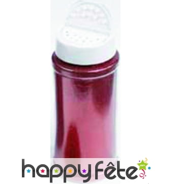 Paillettes Fines en alu Rouge