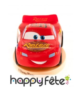 Personnage Flash McQueen en plastique de 8cm